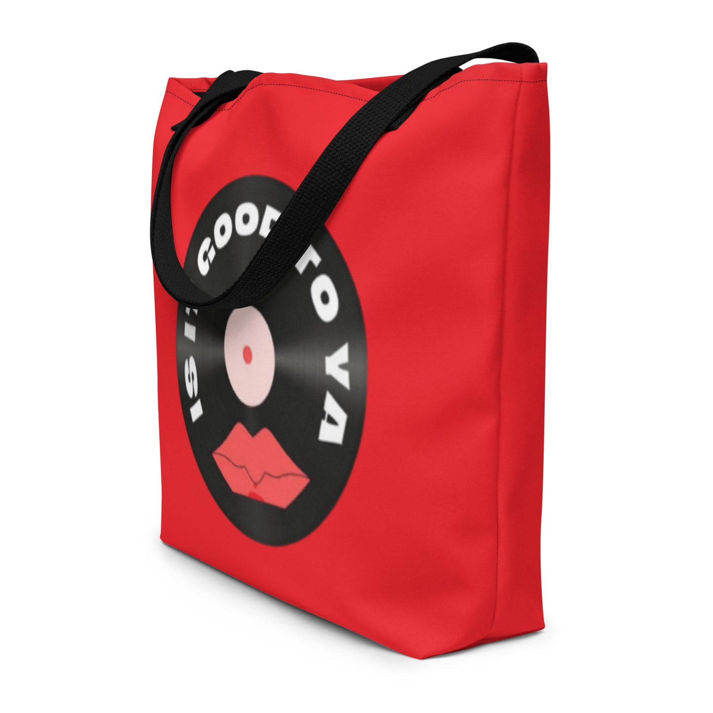 Is It Good To Ya All-Over Print Large Tote Bag