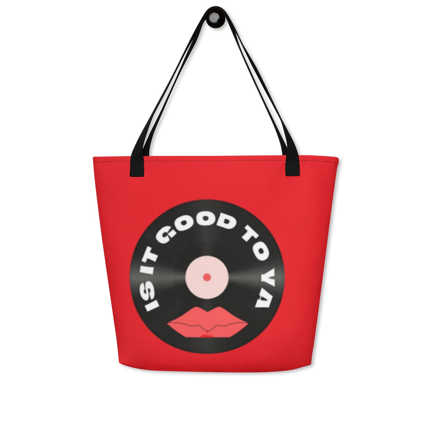 Is It Good To Ya All-Over Print Large Tote Bag