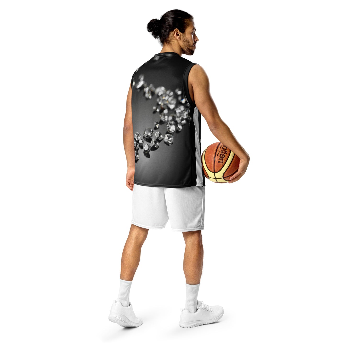 Recycled unisex basketball jersey