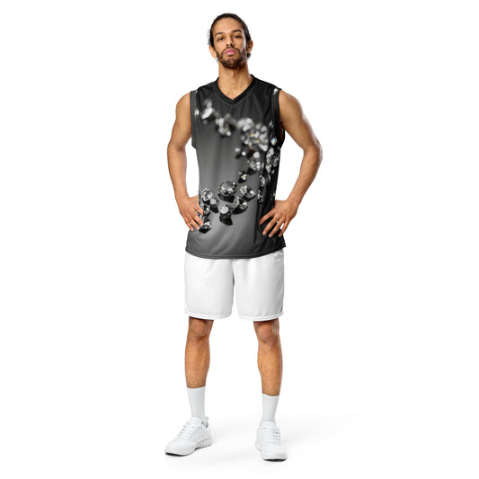 Recycled unisex basketball jersey