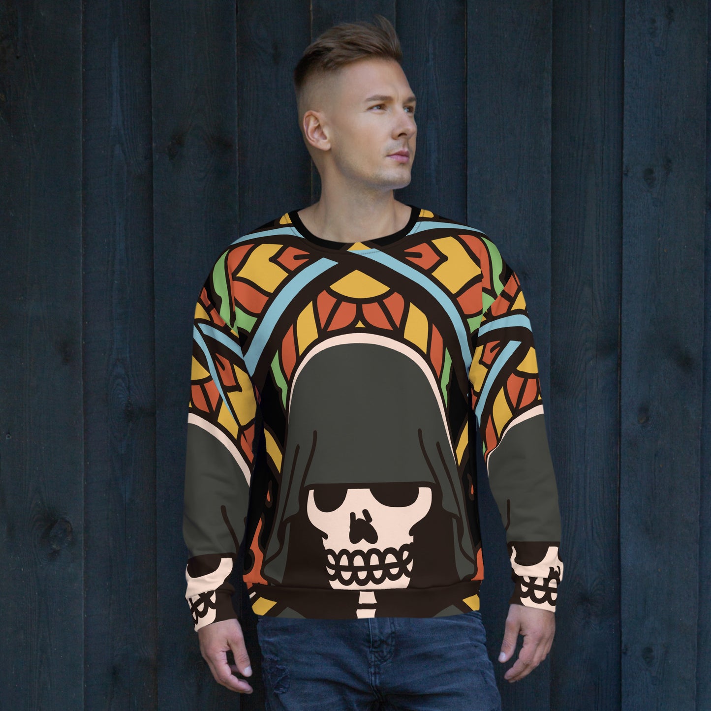 Grimm Skull Unisex Sweatshirt