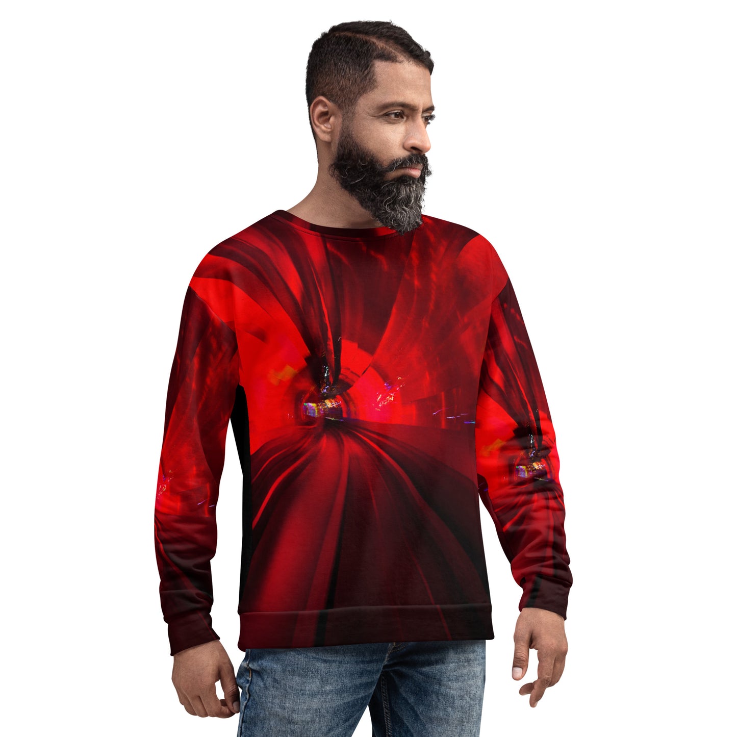 Crimson Red Unisex Sweatshirt