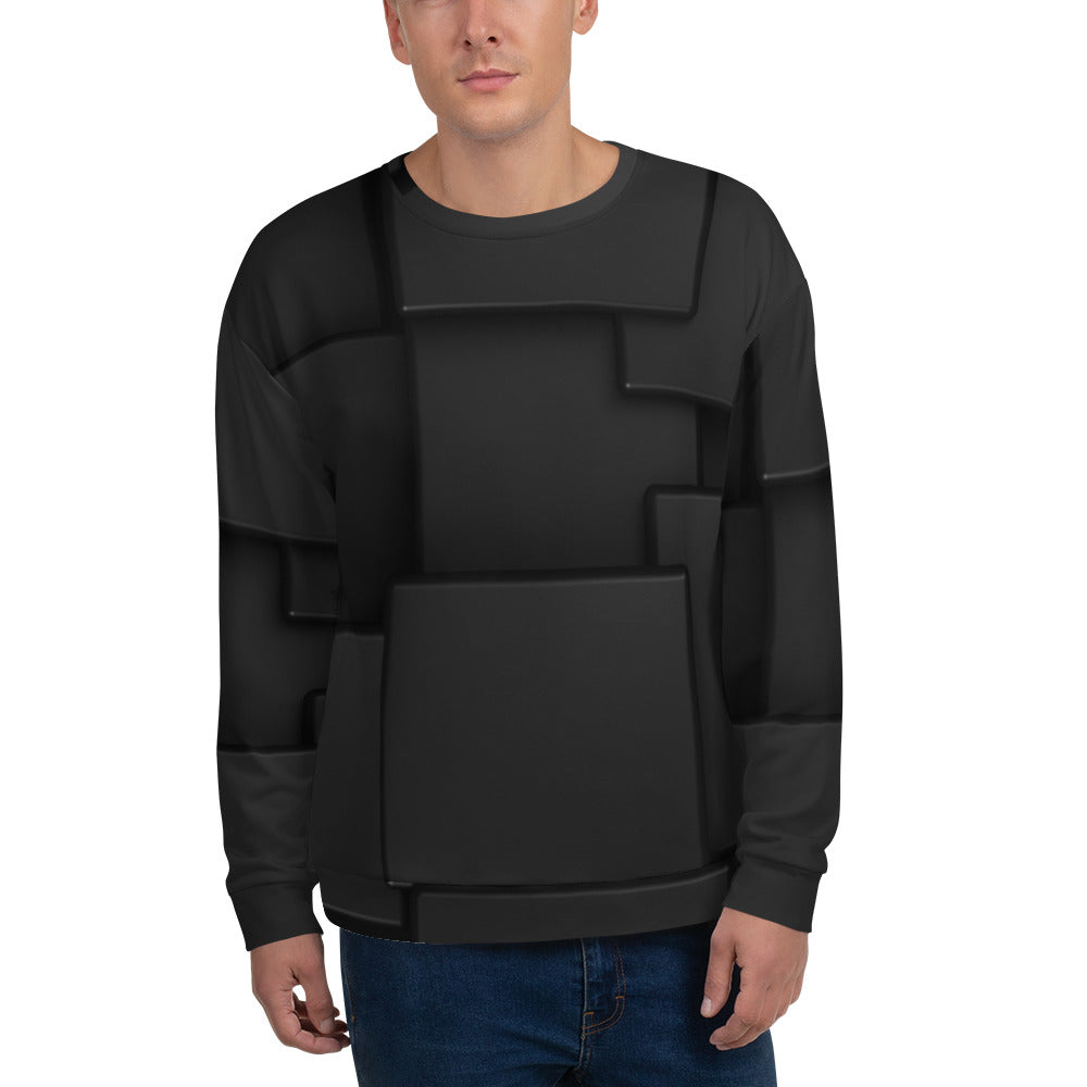 Black Square Unisex Sweatshirt