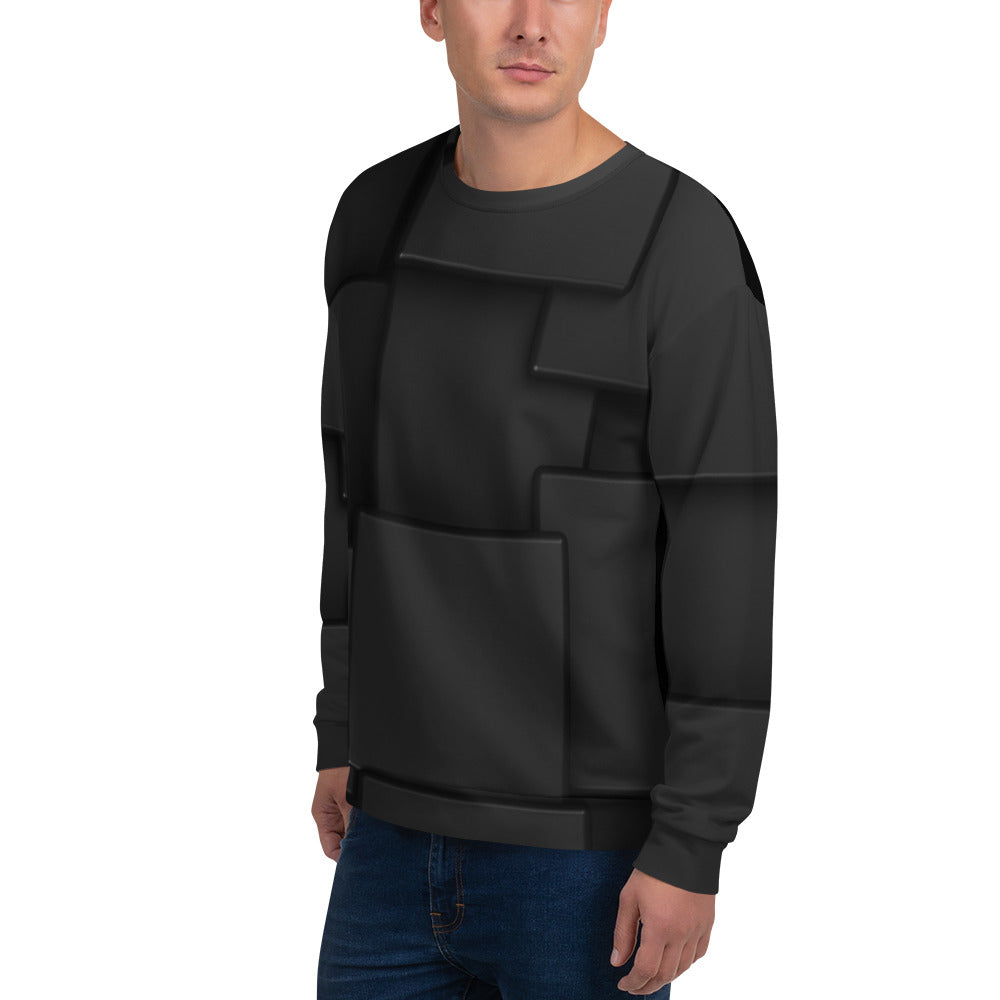 Black Square Unisex Sweatshirt