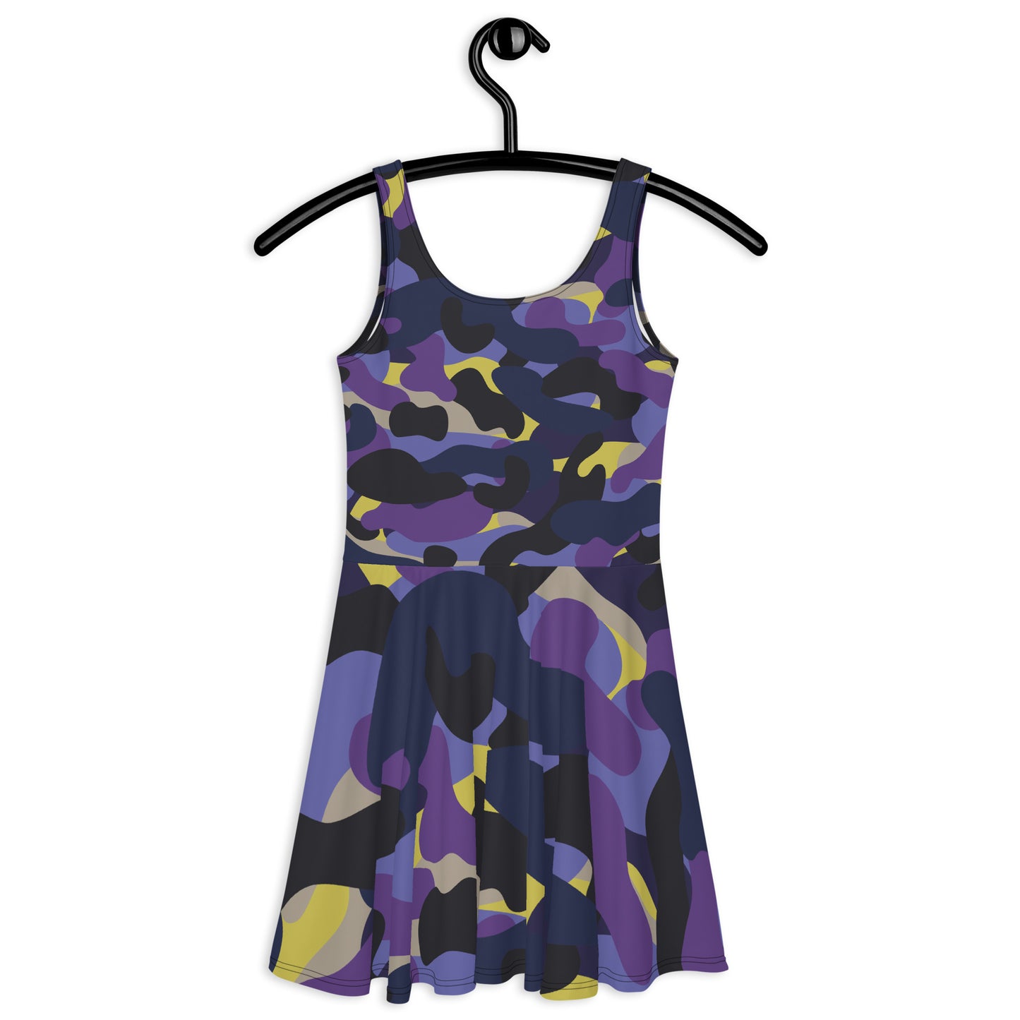 Purple Camo Skater Dress