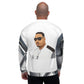 White Unisex Bomber Jacket