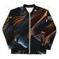 Black Illusion Unisex Bomber Jacket