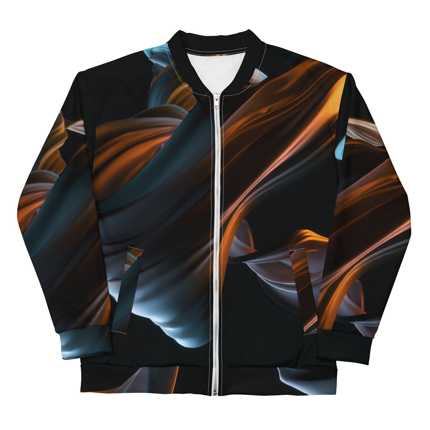 Black Illusion Unisex Bomber Jacket