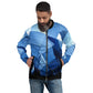 Ice Blue Unisex Bomber Jacket