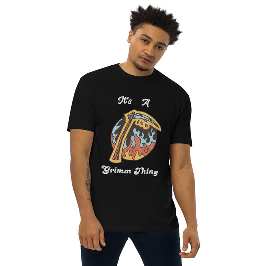 It's A Grimm Thing Diamond Men’s premium heavyweight tee