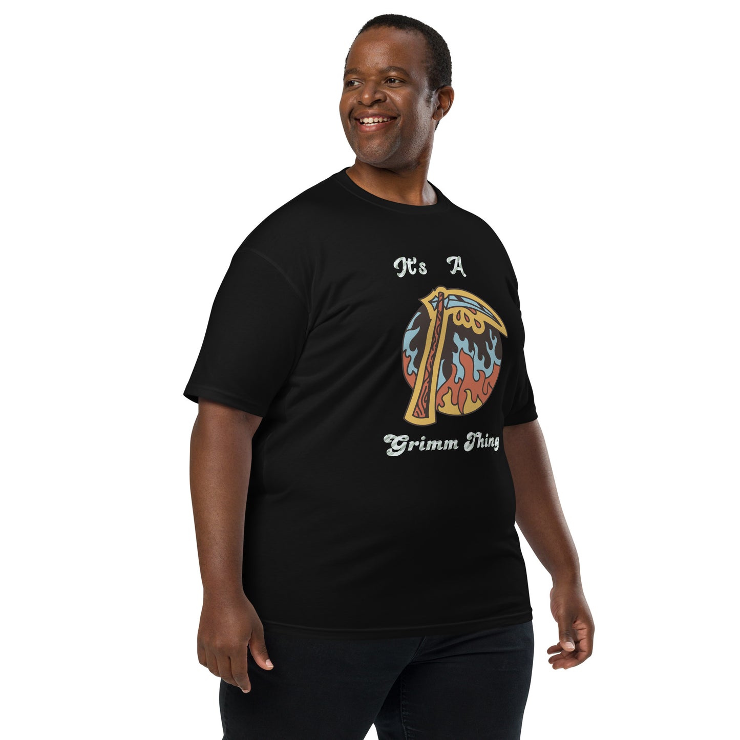 It's A Grimm Thing Diamond Men’s premium heavyweight tee