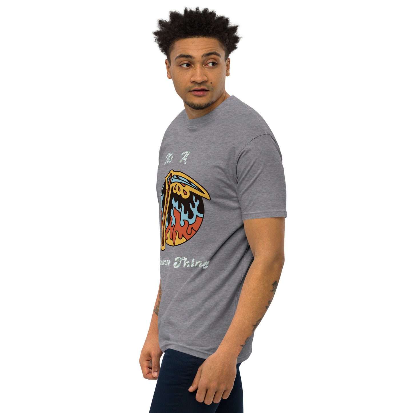 It's A Grimm Thing Diamond Men’s premium heavyweight tee