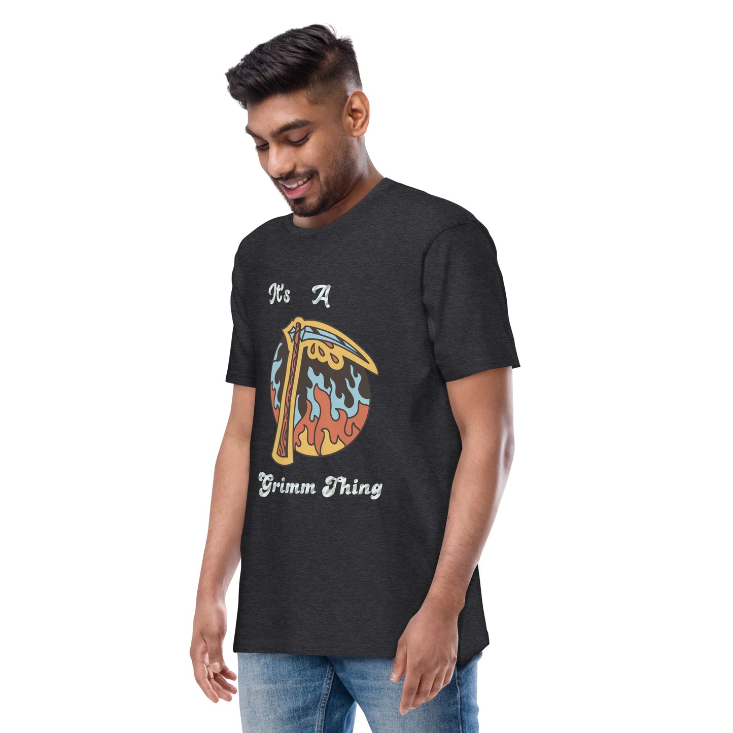 It's A Grimm Thing Diamond Men’s premium heavyweight tee