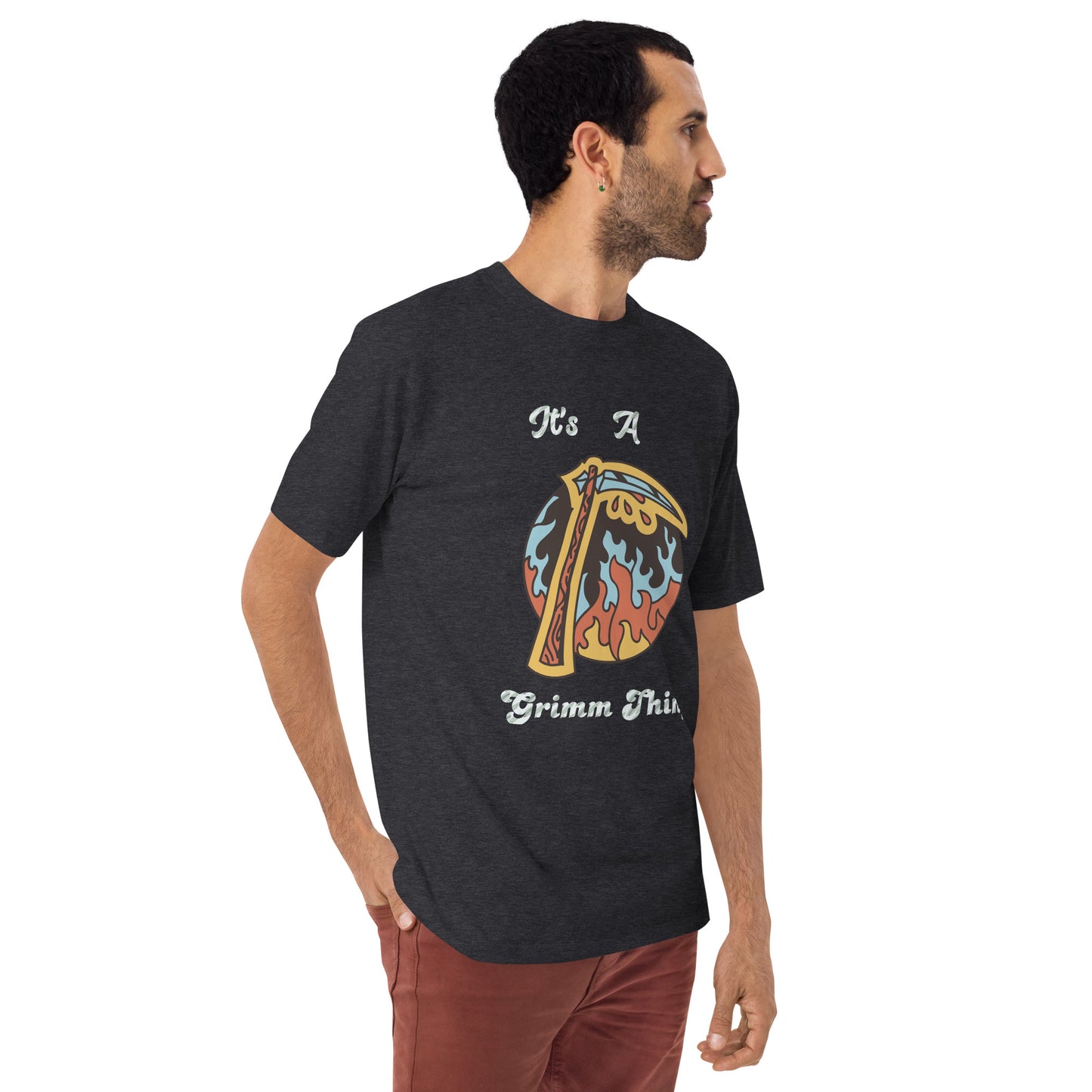 It's A Grimm Thing Diamond Men’s premium heavyweight tee