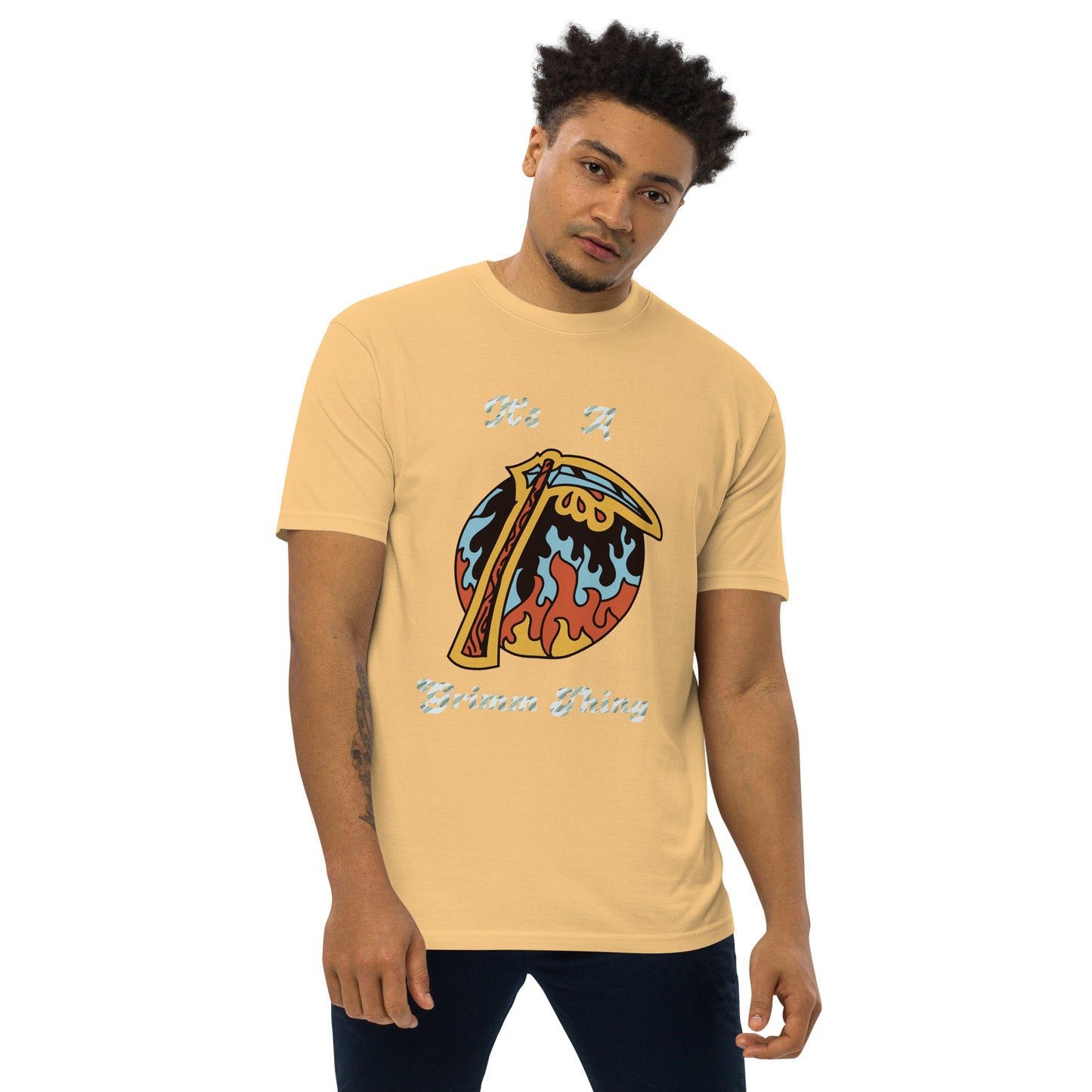 It's A Grimm Thing Diamond Men’s premium heavyweight tee