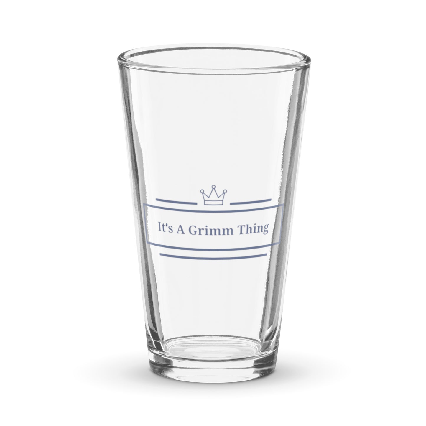 Shaker pint glass