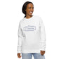 Unisex organic raglan sweatshirt