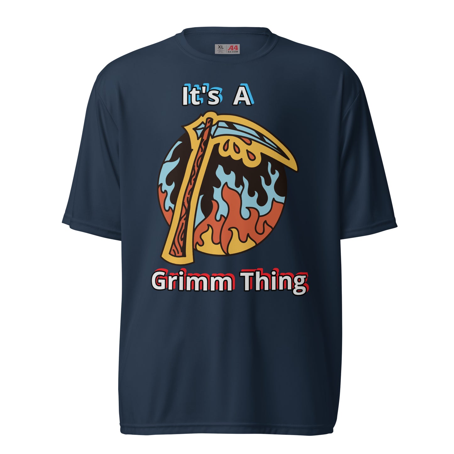 It's A Grimm Thing Logo Unisex performance crew neck t-shirt