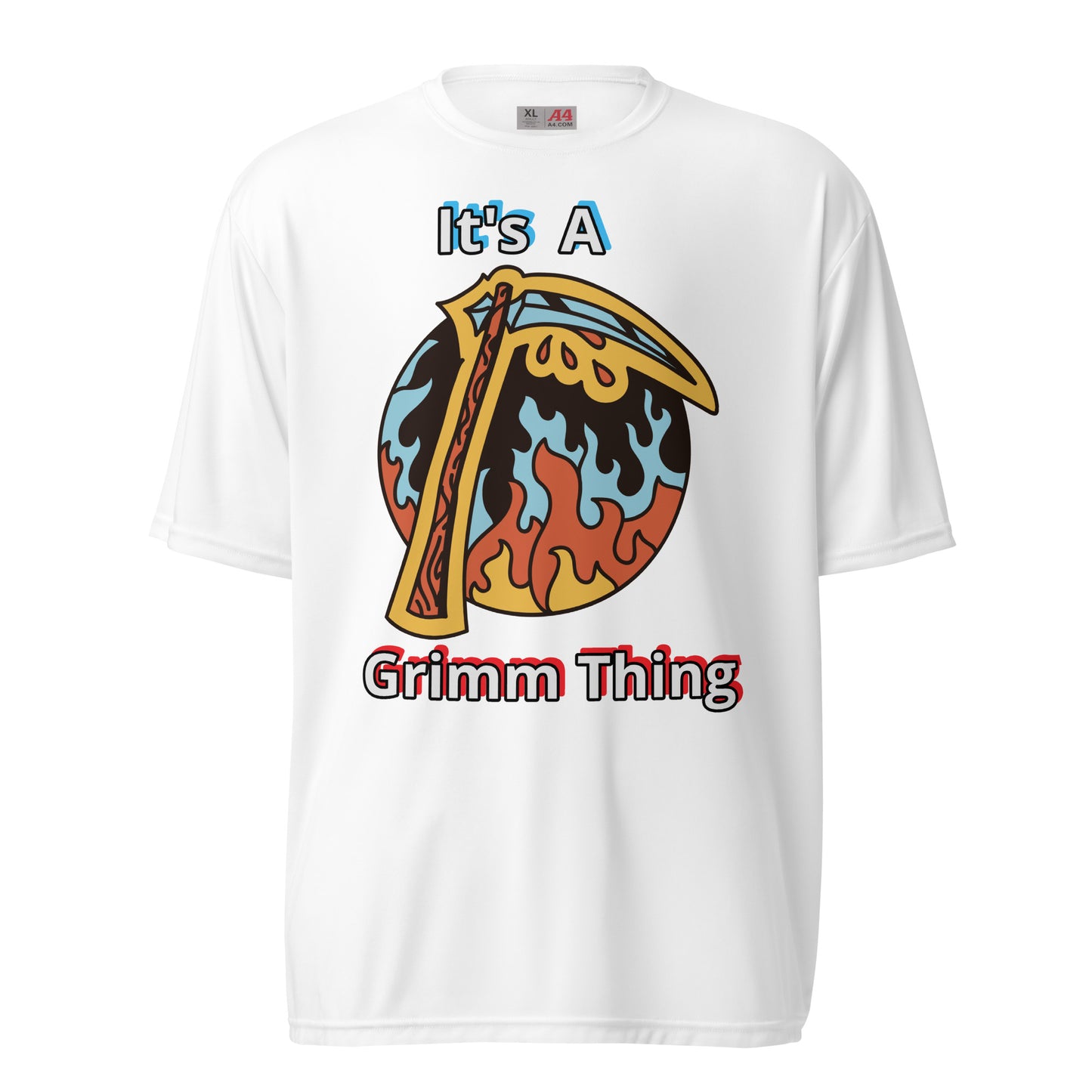 It's A Grimm Thing Logo Unisex performance crew neck t-shirt