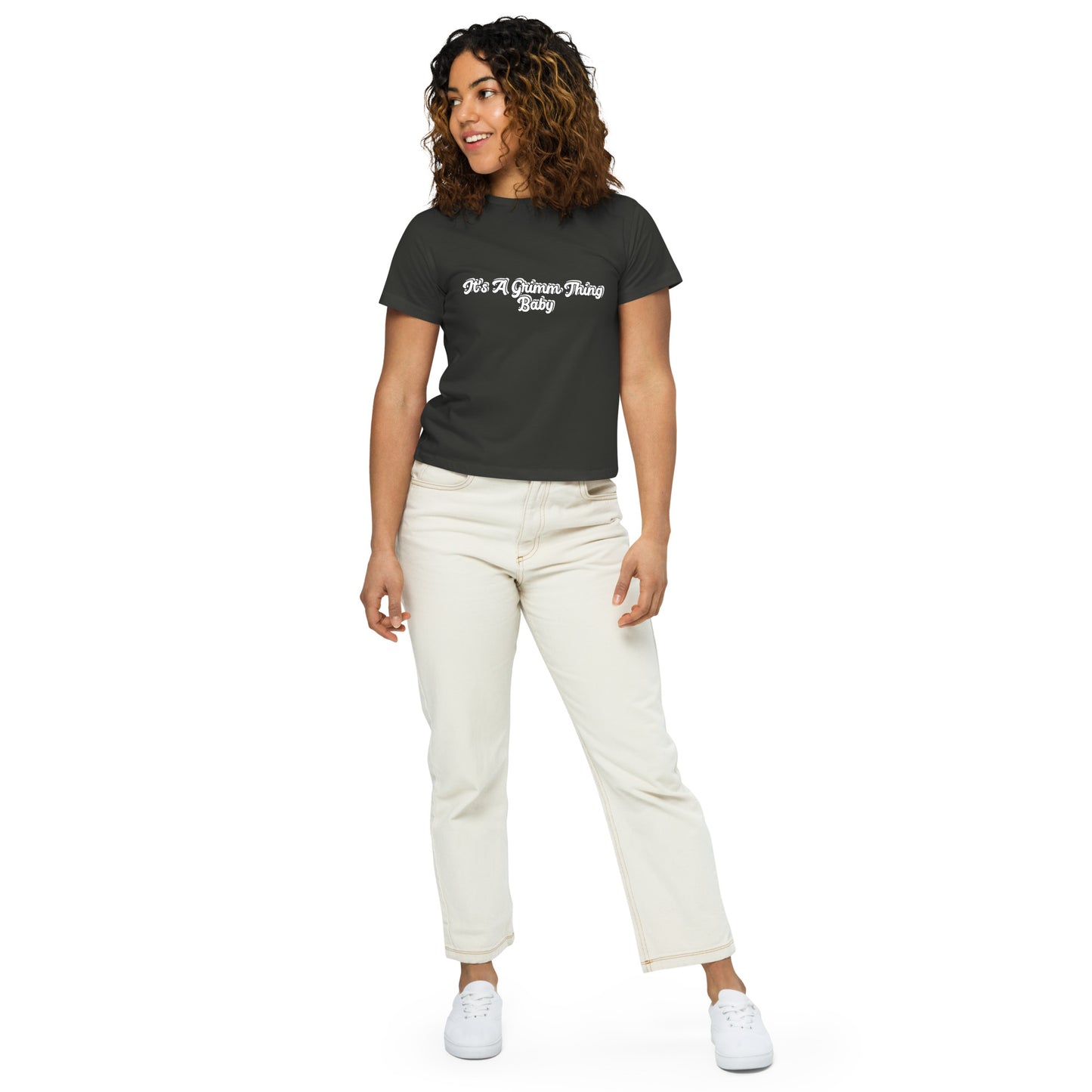 It's A Grimm Thing Women’s high-waisted t-shirt