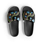 Black Flower Women's slides