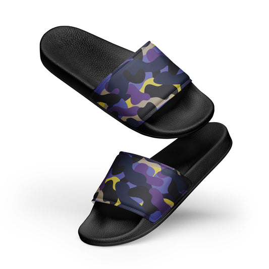 Purple Camo Women's slides