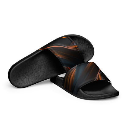 Black Illusion Women's slides