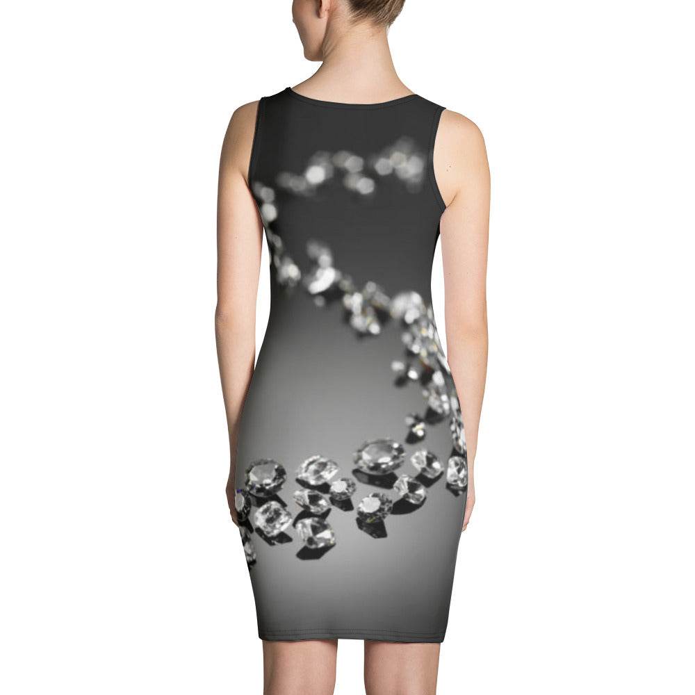 Diamond Patterend Sublimation Cut & Sew Dress