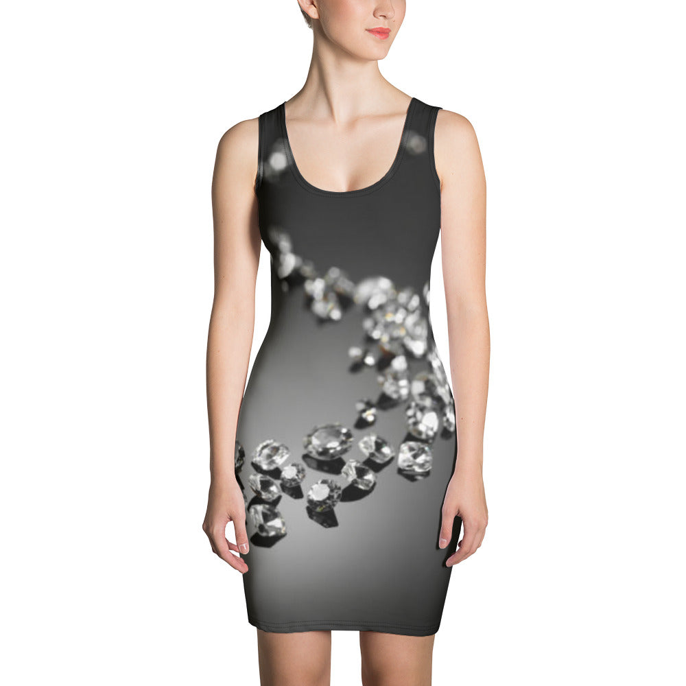 Diamond Patterend Sublimation Cut & Sew Dress