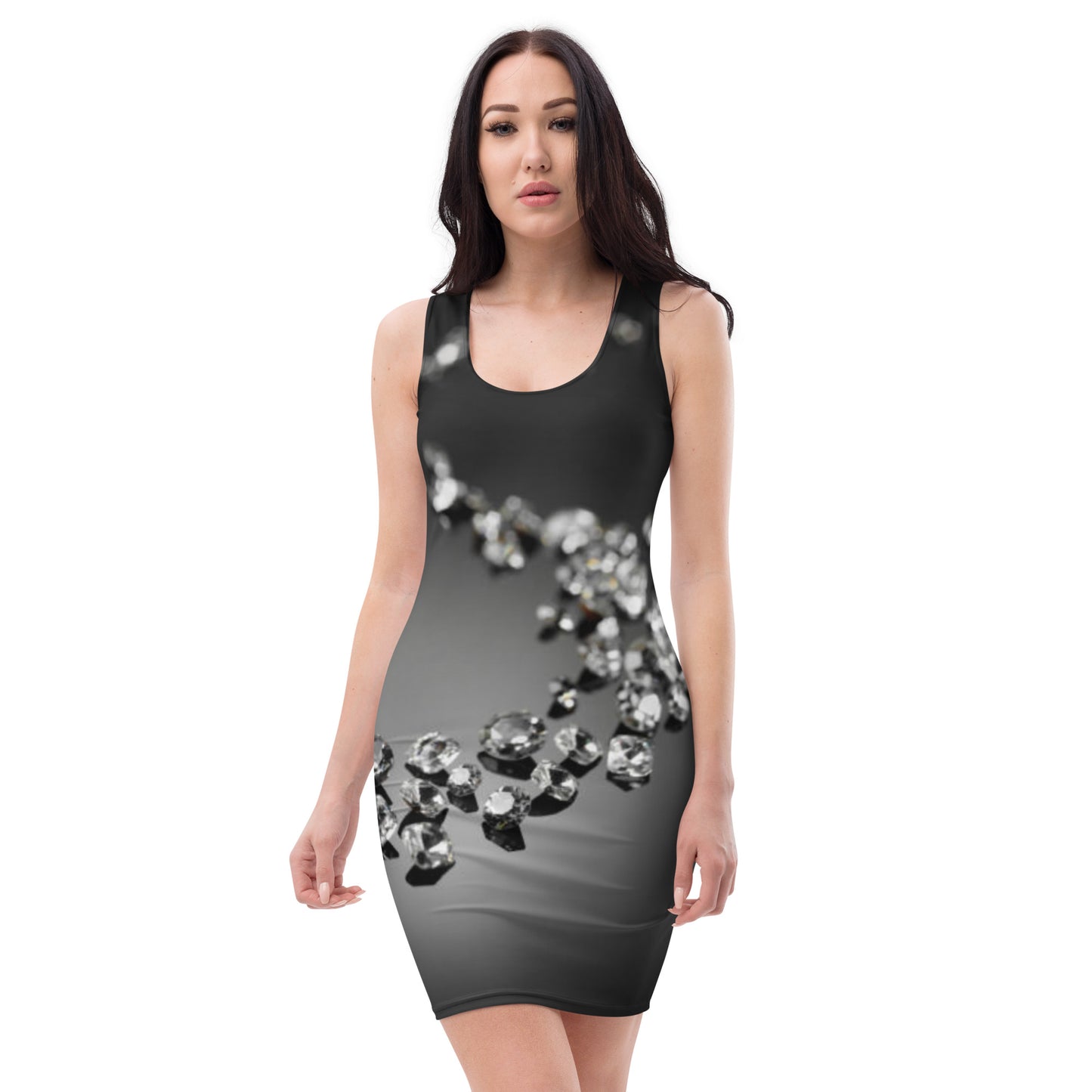 Diamond Patterend Sublimation Cut & Sew Dress