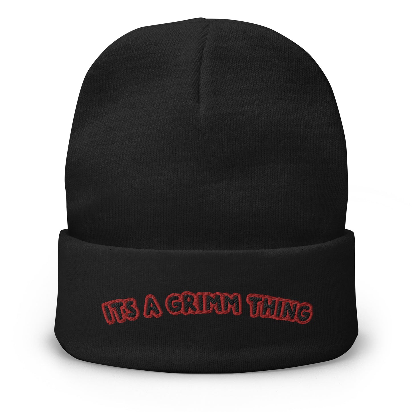 It's A Grimm Thing Embroidered Beanie