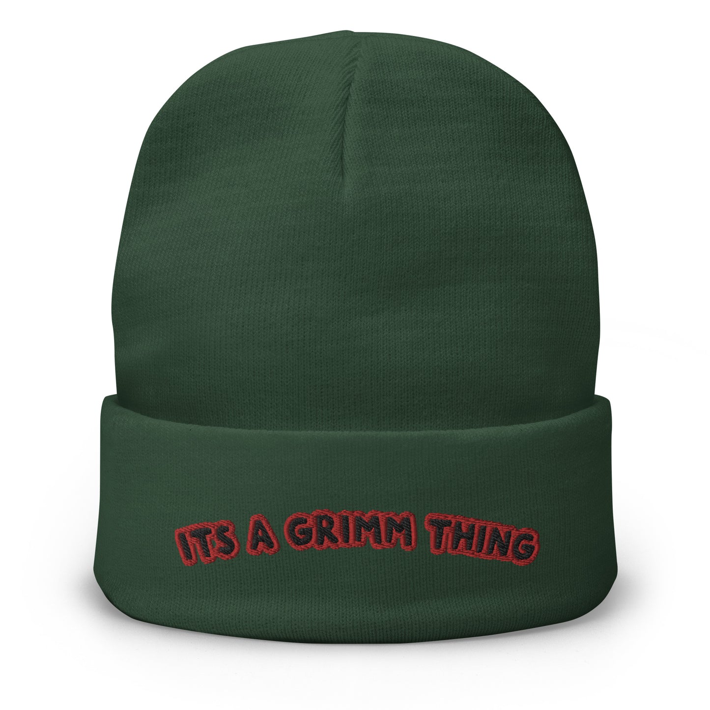 It's A Grimm Thing Embroidered Beanie