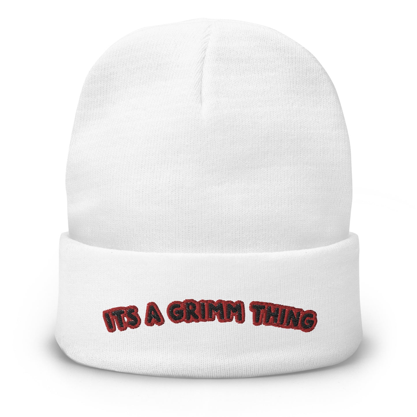 It's A Grimm Thing Embroidered Beanie